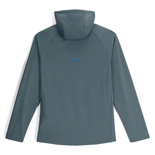Mikina s kapucí Spyder Gridweb Fleece Hoodie Mens Slate Blue 38A031415 25/26