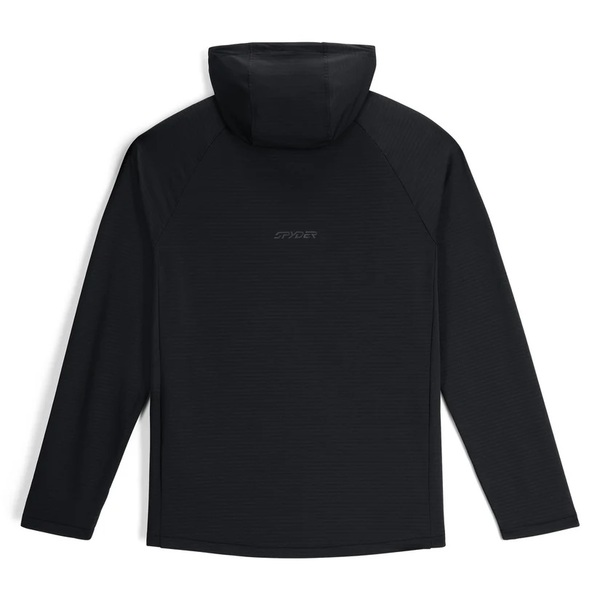 Mikina s kapucí Spyder Gridweb Fleece Hoodie Mens Black 38A031415 25/26