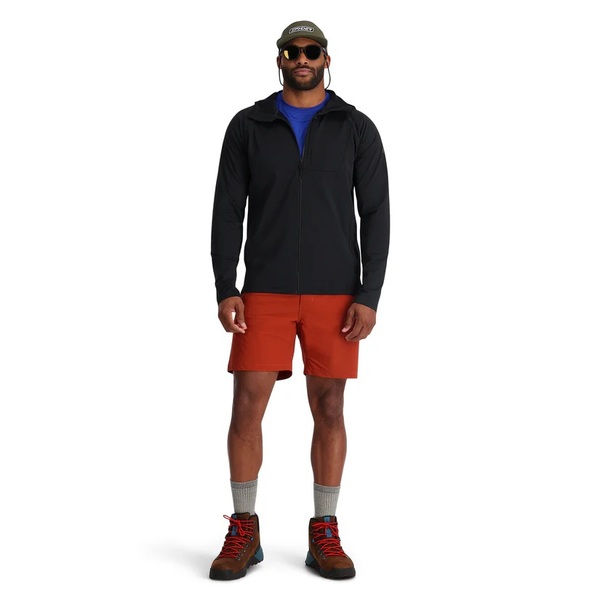 Mikina s kapucí Spyder Gridweb Fleece Hoodie Mens Black 38A031415 25/26