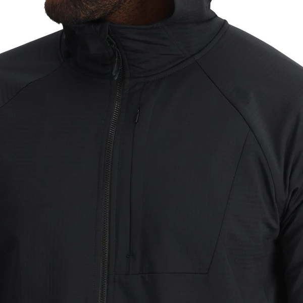 Mikina s kapucí Spyder Gridweb Fleece Hoodie Mens Black 38A031415 25/26
