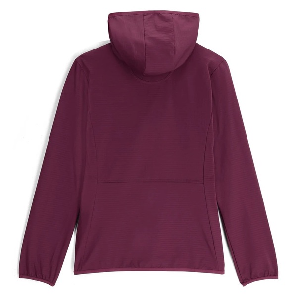 Mikina s kapucí Spyder Gridweb Fleece Hoodie Womens Plum 38B481412 25/26