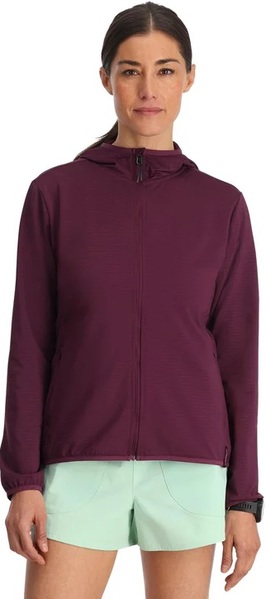 Mikina s kapucí Spyder Gridweb Fleece Hoodie Womens Plum 38B481412 25/26