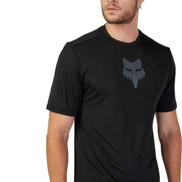 Cyklistický Dres Fox Ranger Ss Jersey Lab Head Black 31033-001 25/26