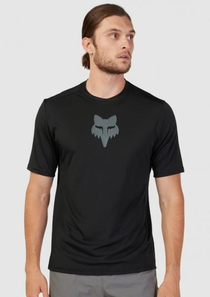 Cyklistický Dres Fox Ranger Ss Jersey Lab Head Black 31033-001 25/26