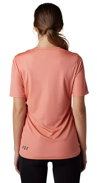 Dámský cyklo dres Fox W Ranger Tru Dri Ss Jersey Salmon 31115-232 25/26
