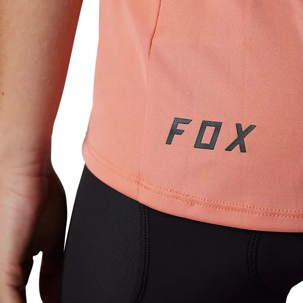 Dámský cyklo dres Fox W Ranger Tru Dri Ss Jersey Salmon 31115-232 25/26