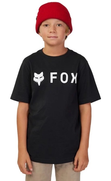 Dětské/Juniorské Triko Fox Youth Absolute Ss Tee Black 31818-001 25/26