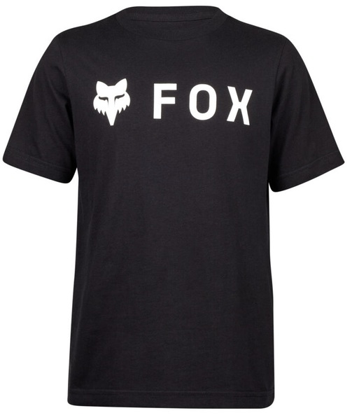 Dětské/Juniorské Triko Fox Youth Absolute Ss Tee Black 31818-001 25/26