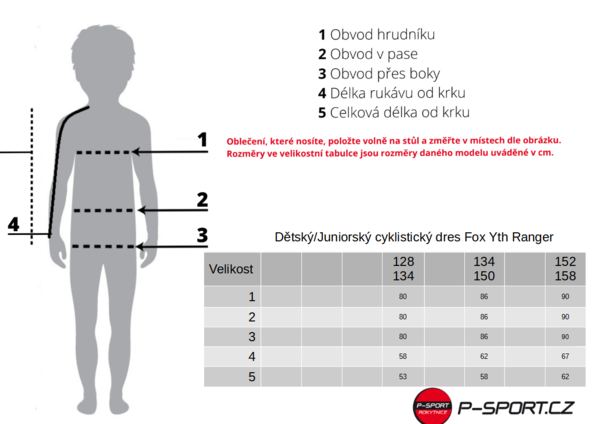 Dětský/Juniorský cyklistický dres Fox Yth Ranger Ls Jersey Revise Red/Yellow 33067-080 25/26