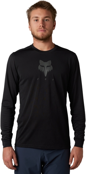 Pánský cyklo dres Fox Ranger Tru Dri LS Jersey Black 30910-001 25/26