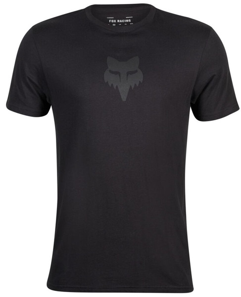 Triko Fox Head Ss Premium Tee Black/Black 31731-021 25/26