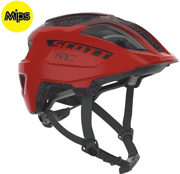Dětská helma na kolo Scott Spunto Plus MIPS Junior Ruby Red 288597 25/26
