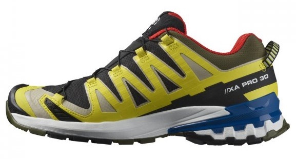 Boty Salomon XA PRO 3D V9 GTX Gore-tex M Black/Buttercup/Lapis Blue L47119000 25/26