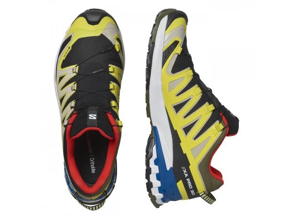 Boty Salomon XA PRO 3D V9 GTX Gore-tex M Black/Buttercup/Lapis Blue L47119000 25/26