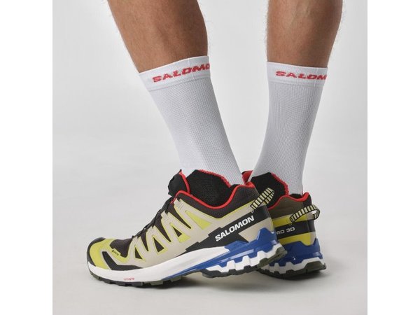 Boty Salomon XA PRO 3D V9 GTX Gore-tex M Black/Buttercup/Lapis Blue L47119000 25/26