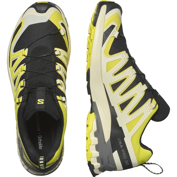 Boty Salomon XA PRO 3D V9 GTX Gore-tex M Black/Sulphur Spring/Pewter L47468600 25/26