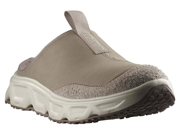 Pantofle Salomon Reelax Slide Ultra Vintage khaki/almond milk/falcon L47668100 25/26