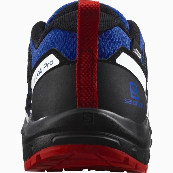 Dětské boty Salomon XA PRO V8 CSWP J Lapis Blue/Black/Fiery Red 471262 25/26