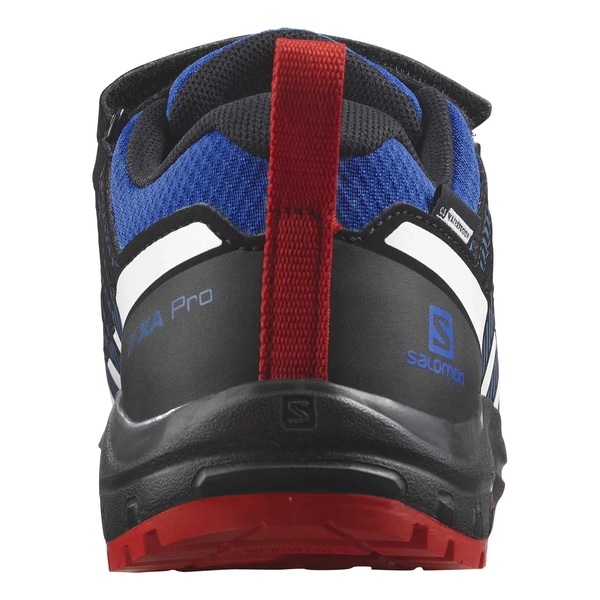 Dětské boty Salomon XA PRO V8 CSWP K Lapis Blue/Black/Fiery Red L47126300 25/26