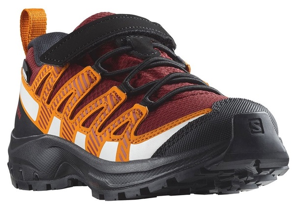 Dětské boty Salomon XA PRO V8 CSWP K Red Dahlia/Black/Orange Pepper 473811 25/26