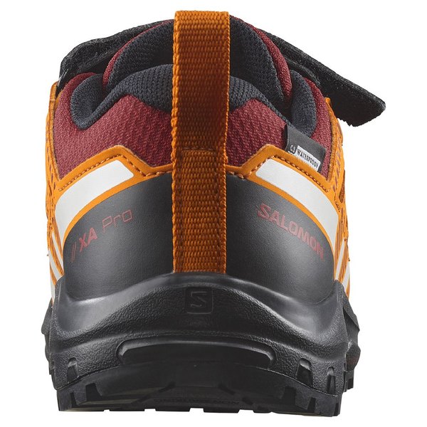 Dětské boty Salomon XA PRO V8 CSWP K Red Dahlia/Black/Orange Pepper 473811 25/26