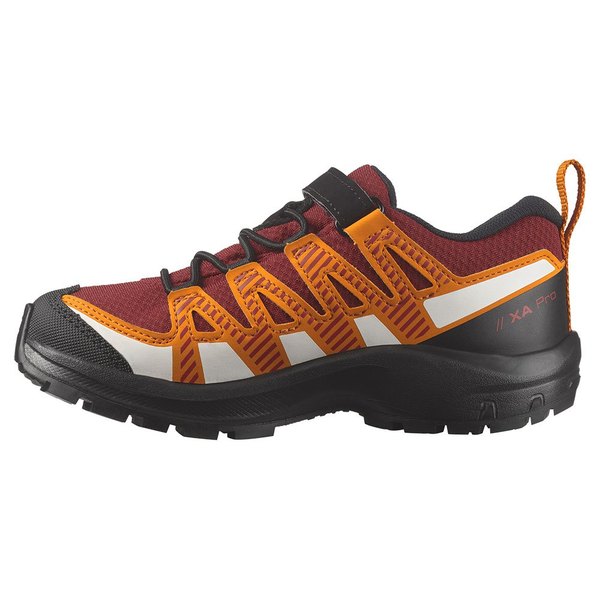 Dětské boty Salomon XA PRO V8 CSWP K Red Dahlia/Black/Orange Pepper 473811 25/26
