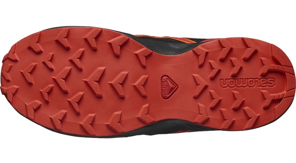Dětské boty Salomon Speedcross CSWP J Black/Fiery Red/Shocking Orange L47123400 25/26