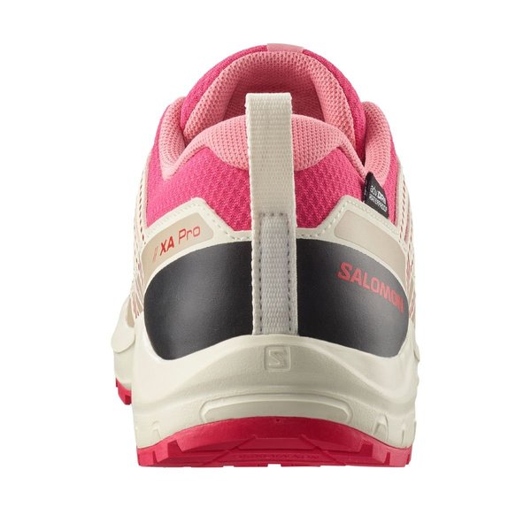 Dětské/juniorské boty Salomon XA PRO V8 WP Rouge red/vanilla/ice flamingo/pink L47729500 25/26
