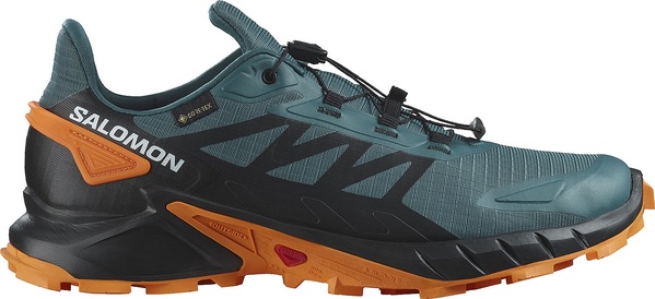 Trailové běžecké boty Salomon Supercross 4 GTX Gore-tex M L47119800 Stargazer Black Turmeric 25/26