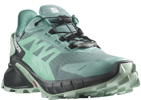 Trailové běžecké boty Salomon Supercross 4 GTX Gore-tex W L47316900 Dusty Turquoise/India Ink/Blue Haze 25/26
