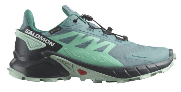 Trailové běžecké boty Salomon Supercross 4 GTX Gore-tex W L47316900 Dusty Turquoise/India Ink/Blue Haze 25/26