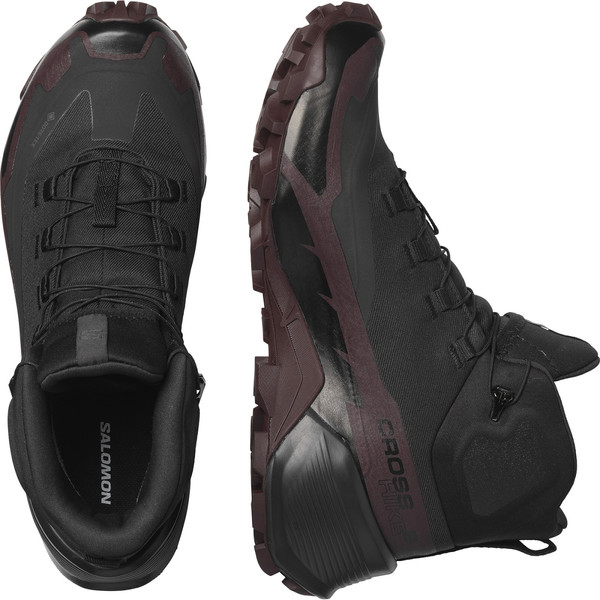 Trekové boty Salomon Cross Hike Mid GTX Gore-tex 2 W Black/Chocolate/Plum/Black L41731000 25/26