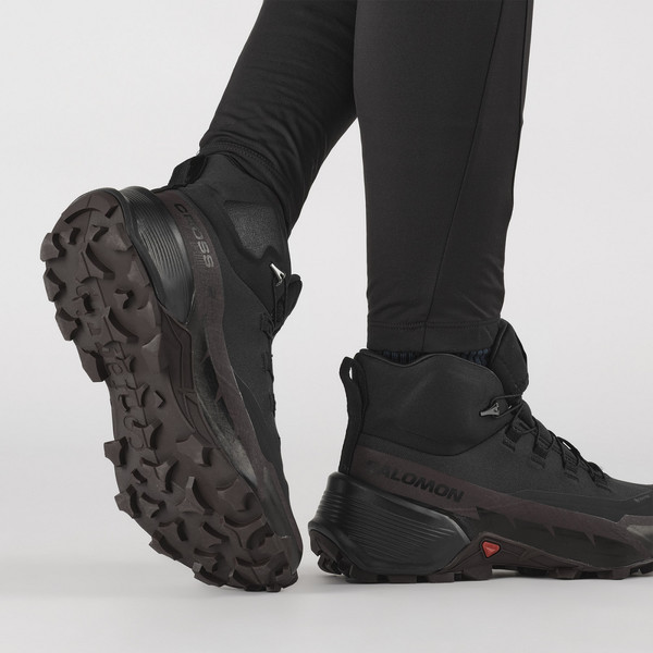 Trekové boty Salomon Cross Hike Mid GTX Gore-tex 2 W Black/Chocolate/Plum/Black L41731000 25/26
