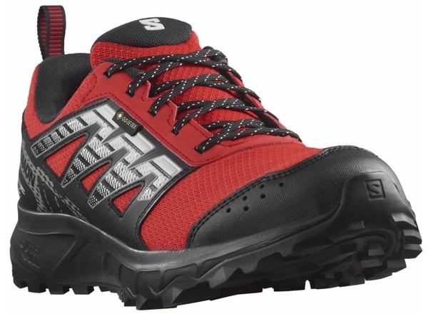 Trailové běžecké boty Salomon WANDER GTX Gore-tex Fiery Red/Black/White L47148600 25/26