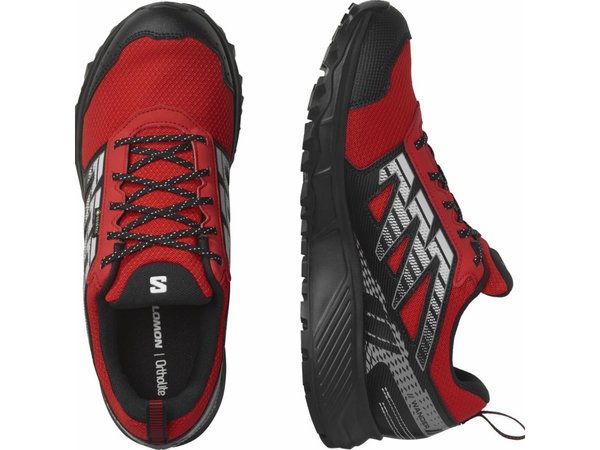 Trailové běžecké boty Salomon WANDER GTX Gore-tex Fiery Red/Black/White L47148600 25/26