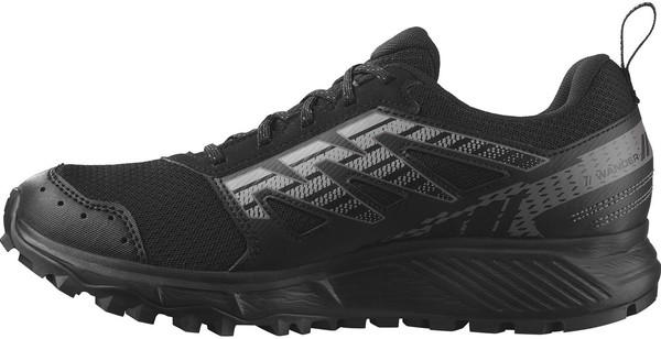 Trailové běžecké boty Salomon WANDER GTX W Gore-Tex Black/Plum Kitten/Gull L47149500 25/26