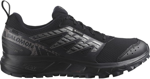 Trailové běžecké boty Salomon WANDER GTX W Gore-Tex Black/Plum Kitten/Gull L47149500 25/26