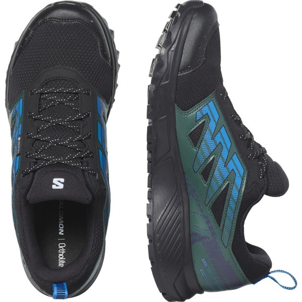 Trailové běžecké boty WANDER GTX Gore-tex Black/Darkest Spruce/Ibiza Blue L47290800 25/26