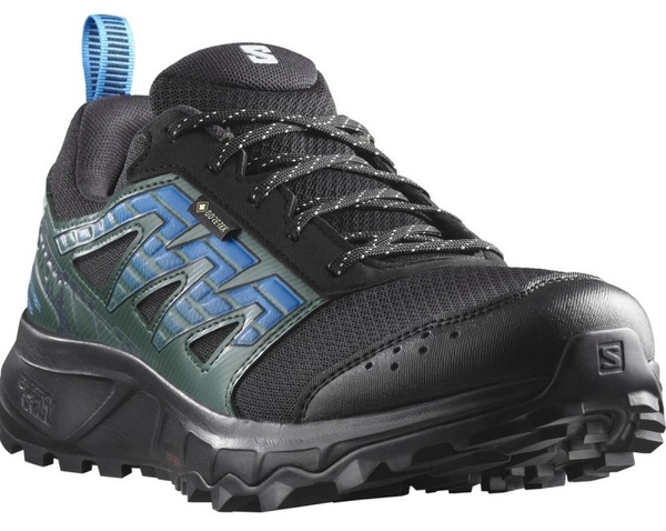 Trailové běžecké boty WANDER GTX Gore-tex Black/Darkest Spruce/Ibiza Blue L47290800 25/26