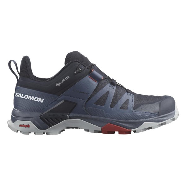 Trekové boty Salomon X ULTRA 4 GTX Gore-Tex Carbon/Bering Sea Pearl/Blue L47376500 25/26
