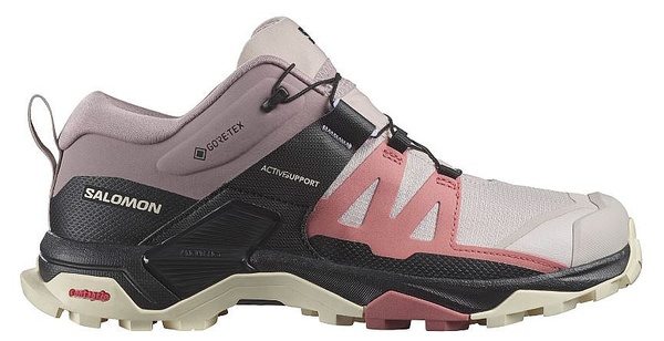 Trekové boty Salomon X ULTRA 4 GTX W Gore-Tex Ashes of Roses/Light Mahogany/Almond Milk L47454000 25/26