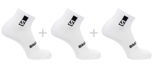 Ponožky Salomon Everyday Ankle 3-Pack LC2086500 white/white/white 25/26