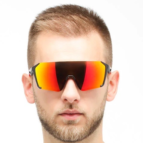 Sluneční brýle Red Bull Spect Jaden-005 Black/Brown with orange revo Polarized 25/26