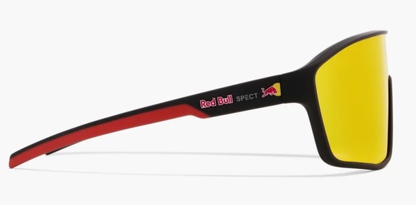 Sluneční brýle Red Bull Spect Daft-010 Soft Touch Black/Red/Brown With Red Mirror 25/26