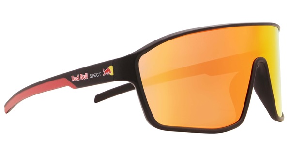 Sluneční brýle Red Bull Spect Daft-010 Soft Touch Black/Red/Brown With Red Mirror 25/26