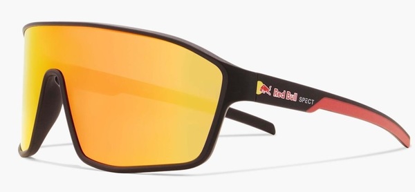 Sluneční brýle Red Bull Spect Daft-010 Soft Touch Black/Red/Brown With Red Mirror 25/26