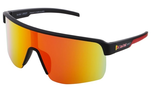 Sluneční brýle Red Bull Spect Dakota-003 black/red revo/red mirror, CAT 3 25/26