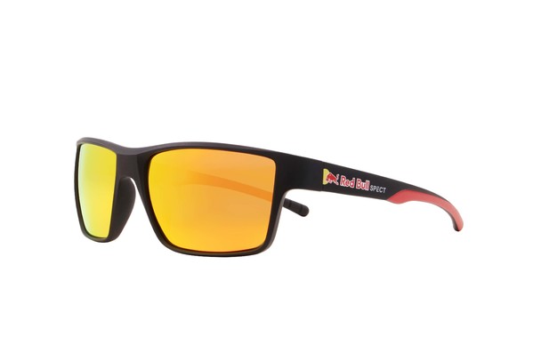 Sluneční brýle Red Bull SPECT Chase-02P Black/Brown With Red Mirror Cat 3 25/26