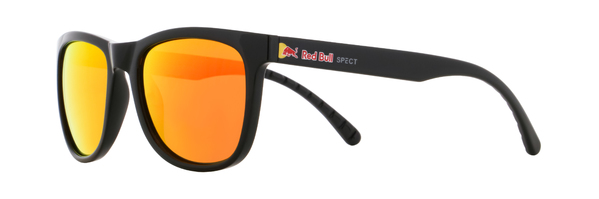 Sluneční brýle Red Bull SPECT Ecos-003P Black/Brown With Red Mirror Polarized Cat 3 25/26