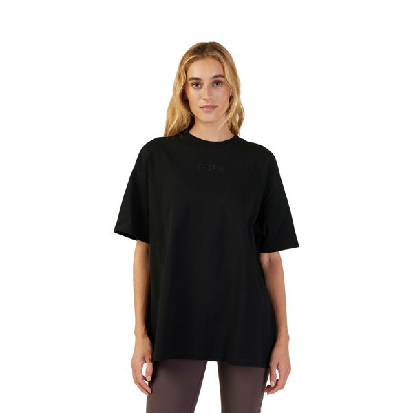 Dámské triko Fox Womens Wordmark Oversized Premium Tee Black 31982-001 25/26
